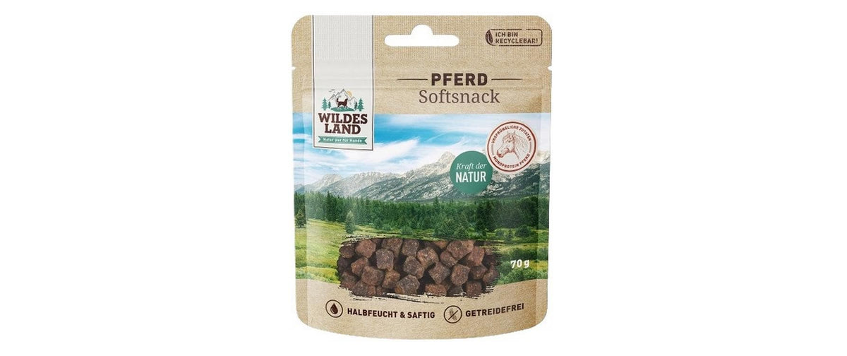 Wildesland Dog Softsnack Pferd 70g