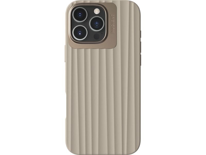 Nudient | Bold MagSafe Linen Beige | iPhone 16 Pro Max