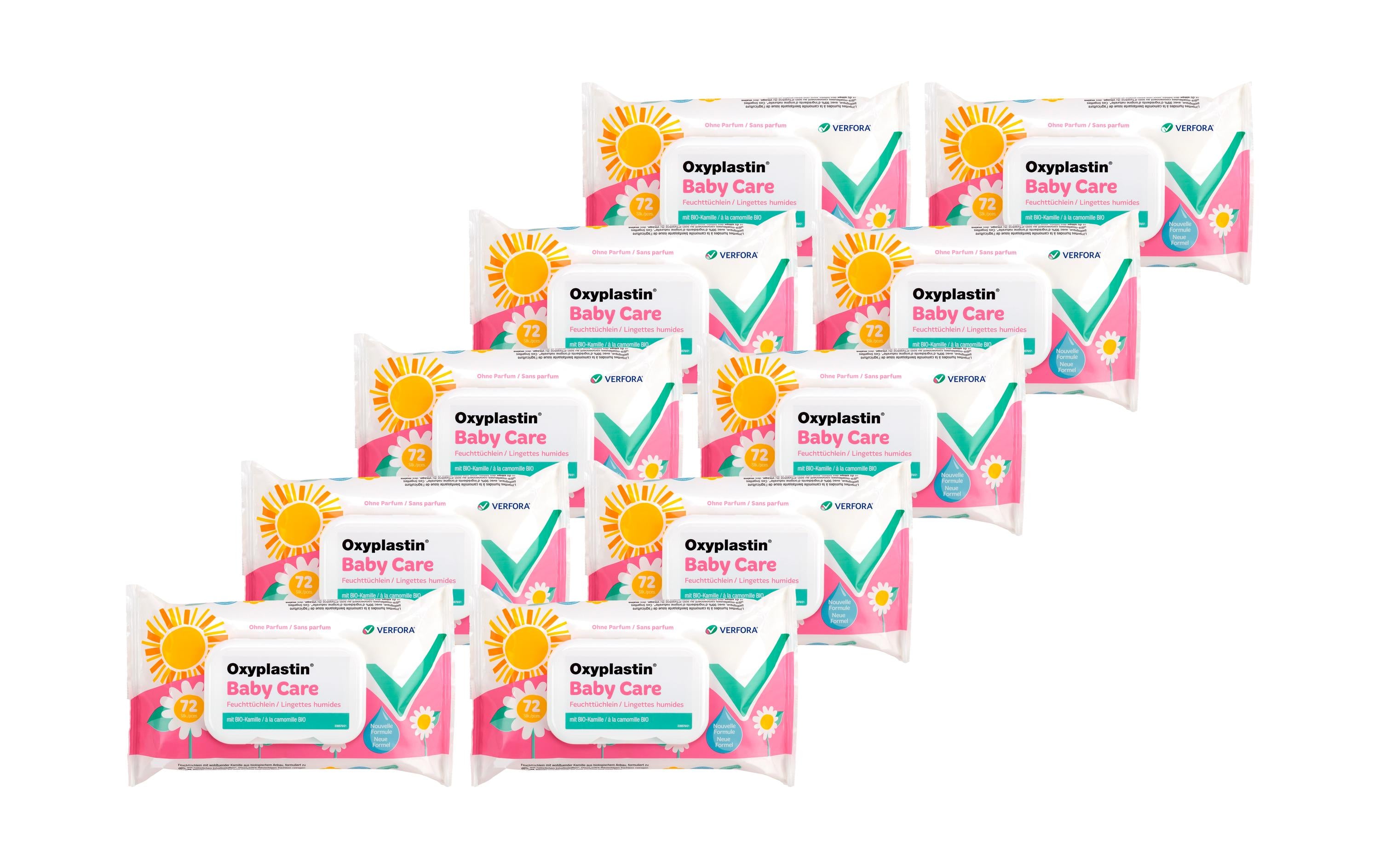 OXYPLASTIN, Feuchttücher BabyCare Monatsbox