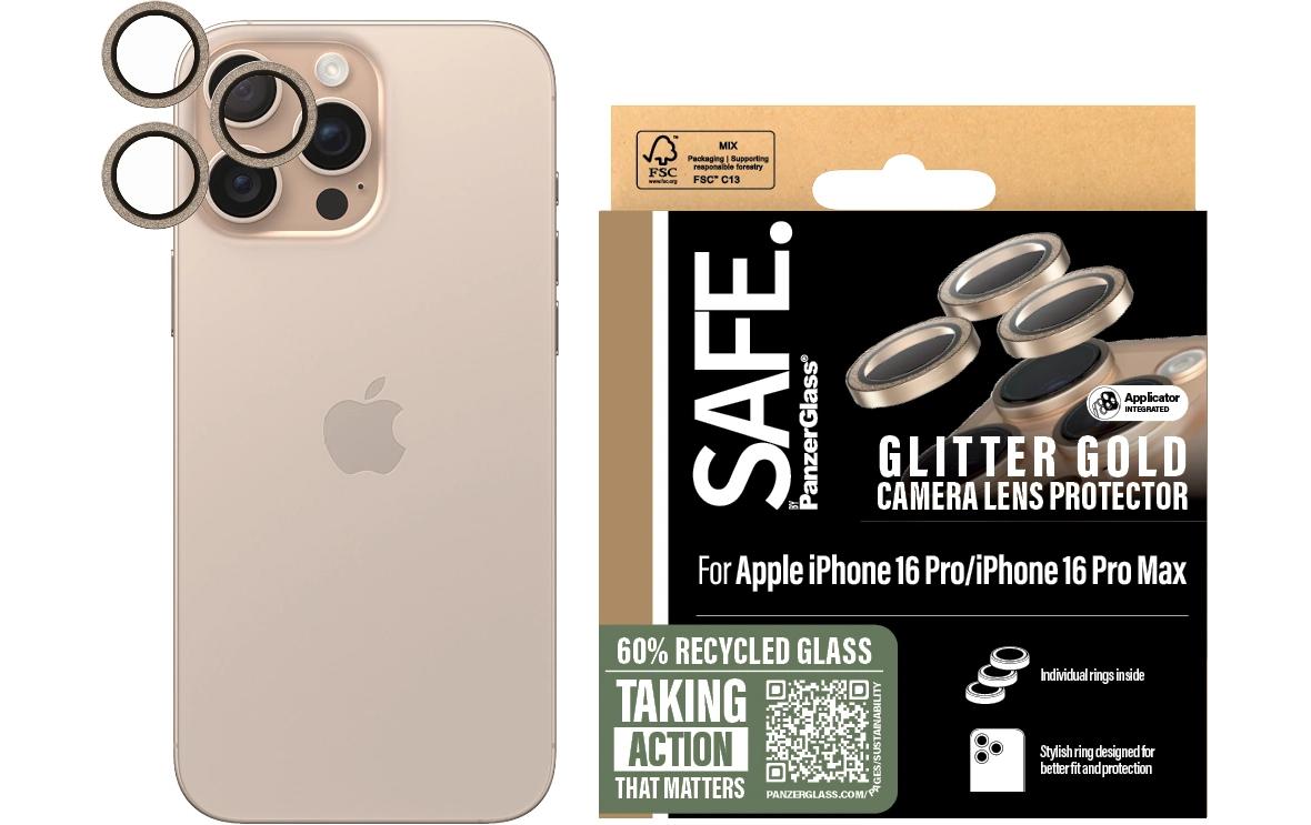SAFE. Camera Lens Protector Glitter Gold