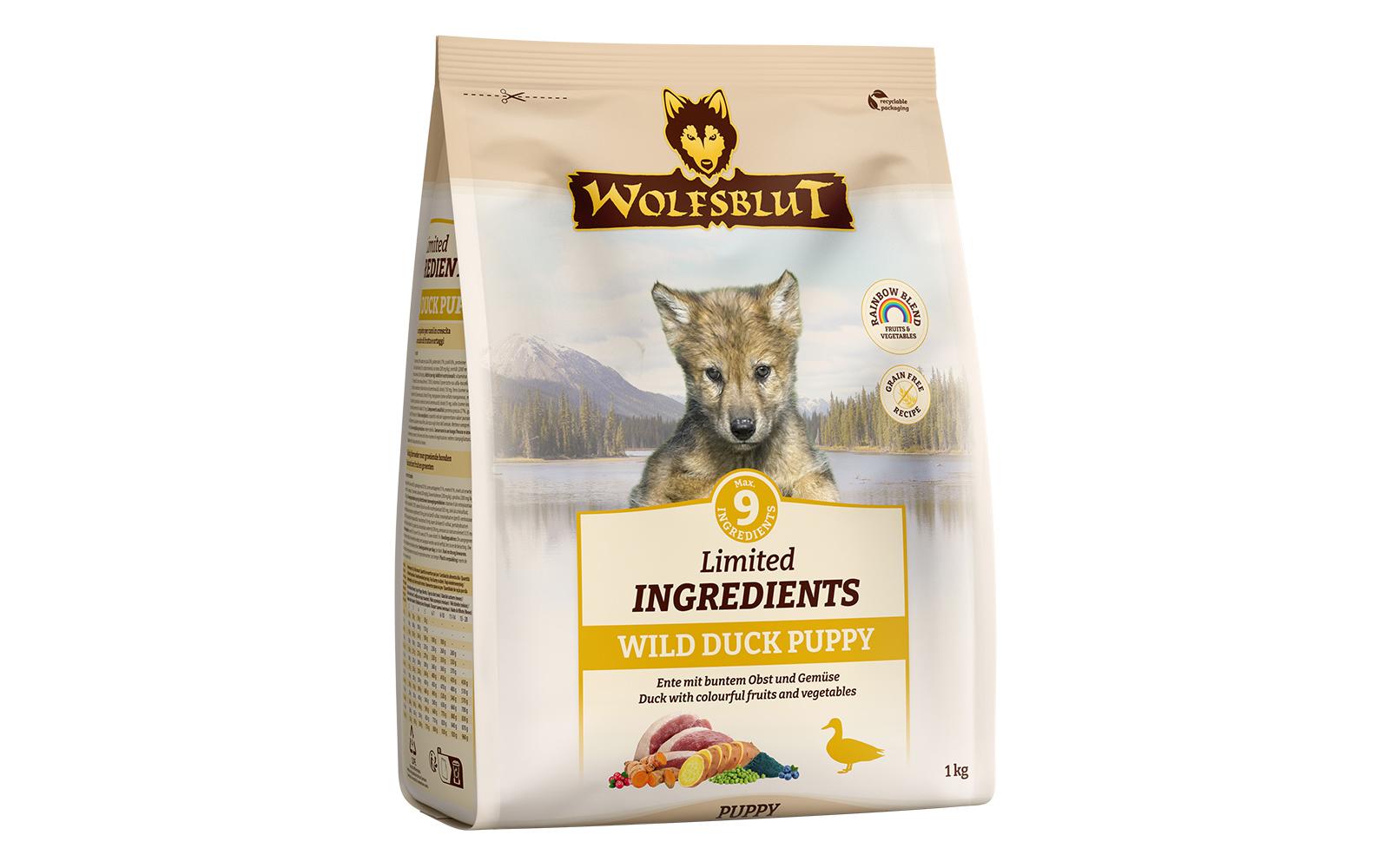 Wolfsblut Limited Puppy Wild Duck 1kg
