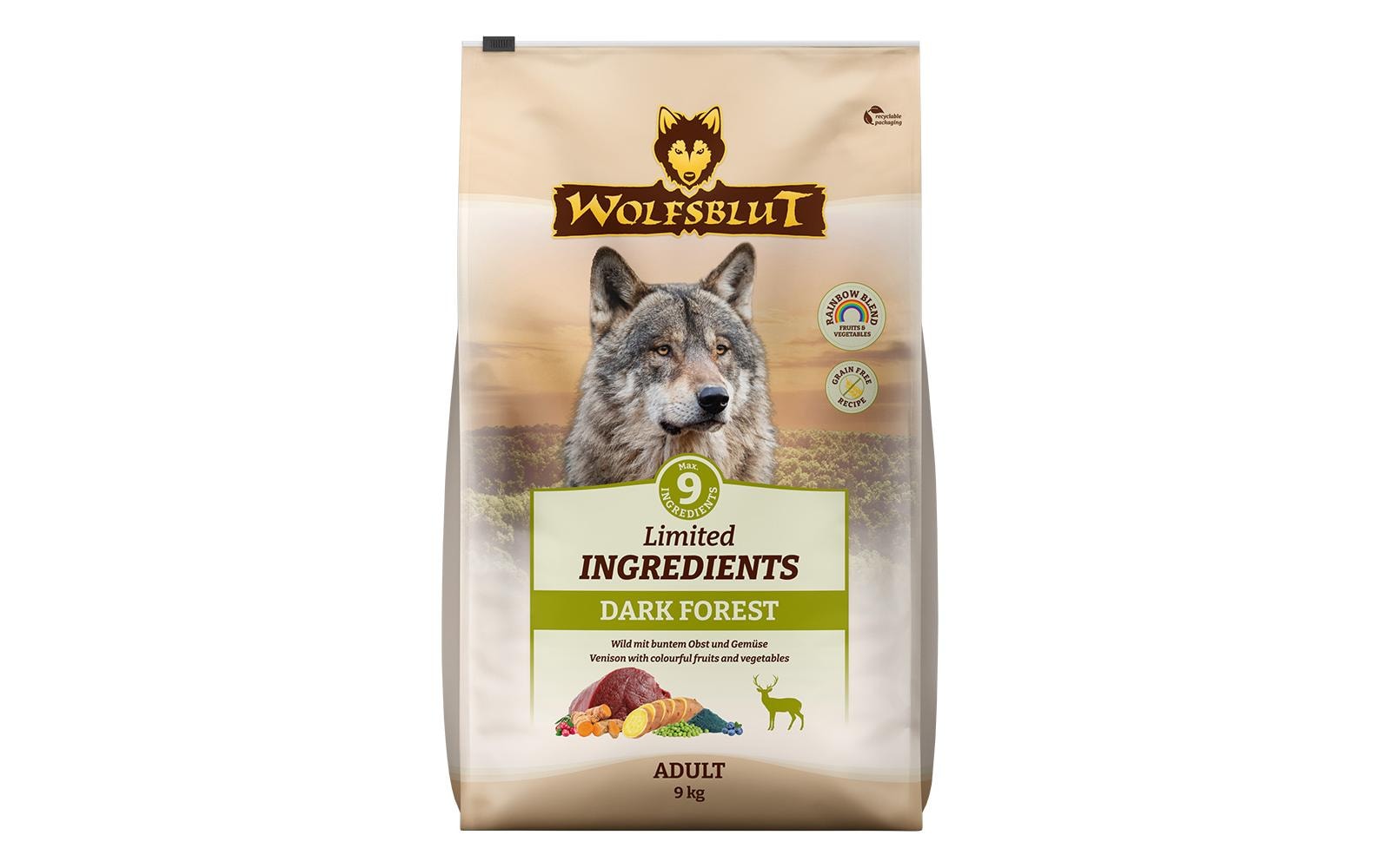 Wolfsblut Limited Adult Dark Forest 9kg