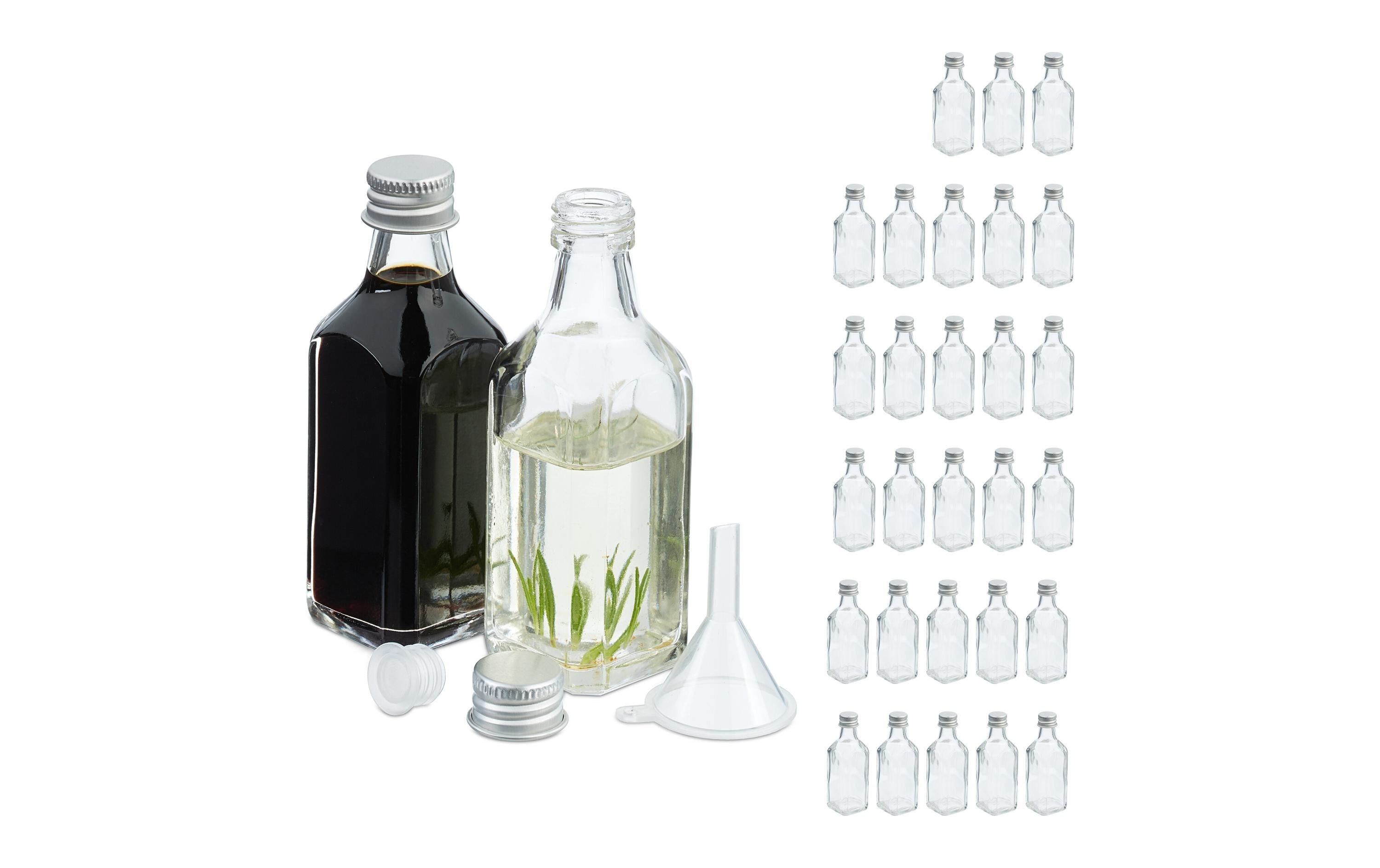 relaxdays Einmachflaschen 50ml