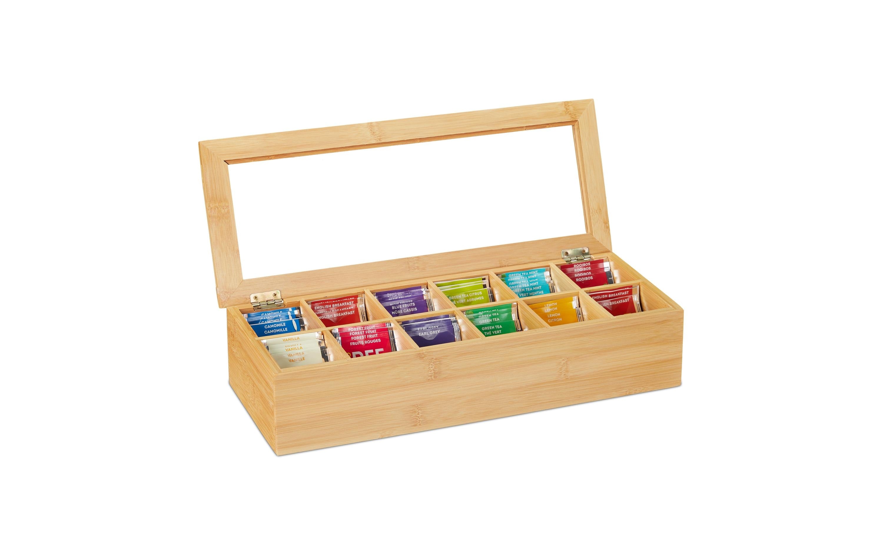 relaxdays Teebeutel-Box