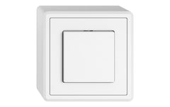 Feller EDIZIOliv Schalter SCH3, AP, weiss