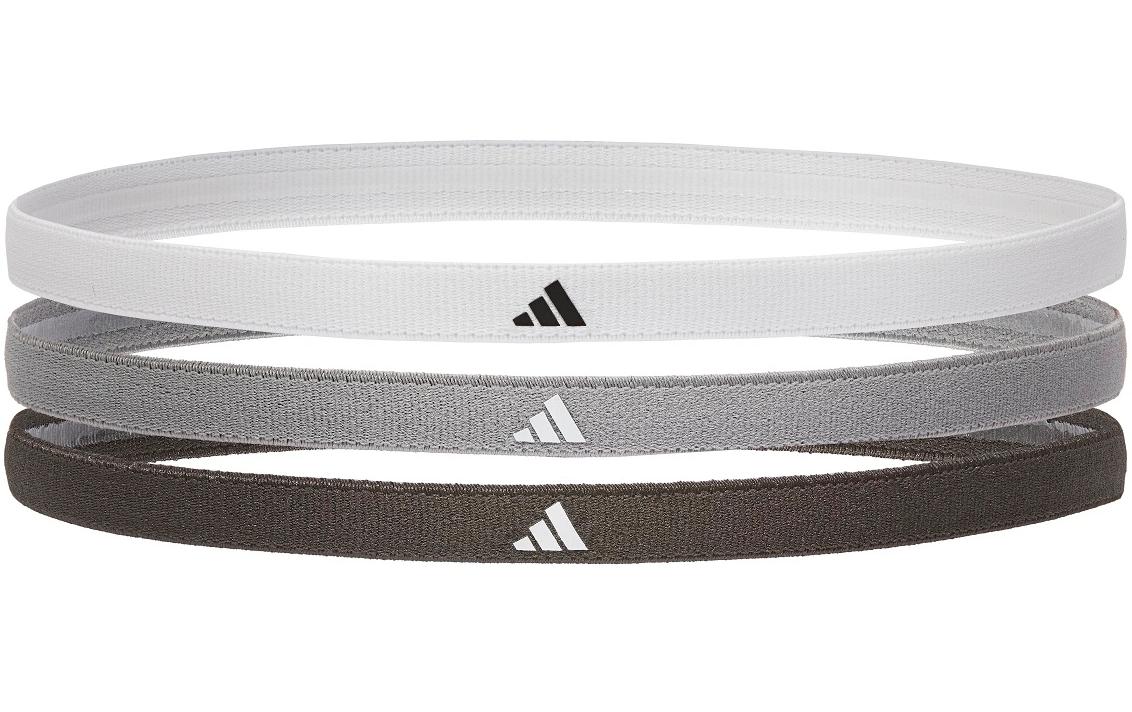 adidas, Hairbands Grau/Schwarz/Weiss