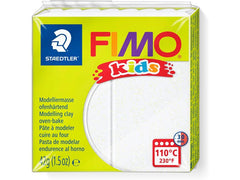 Fimo | kids Modelliermasse glitter weiss | ofenhärtend, besonders weich