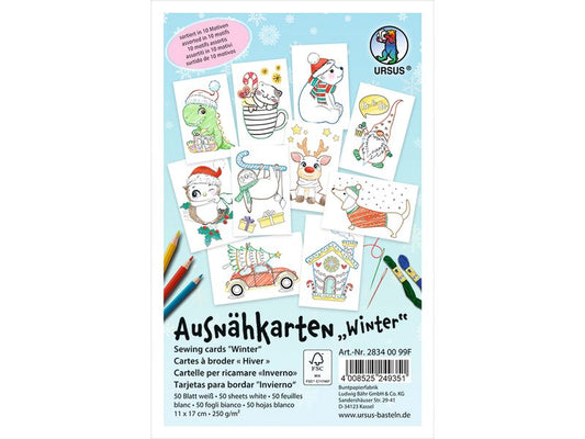 URSUS | Ausnähkarten Winter | 250 gm2