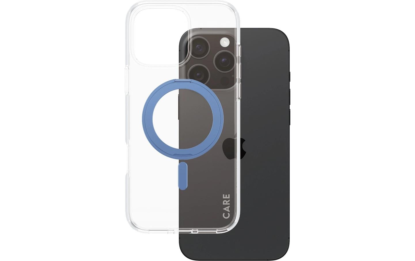 CARE Backcover Feature Kickstand Blue