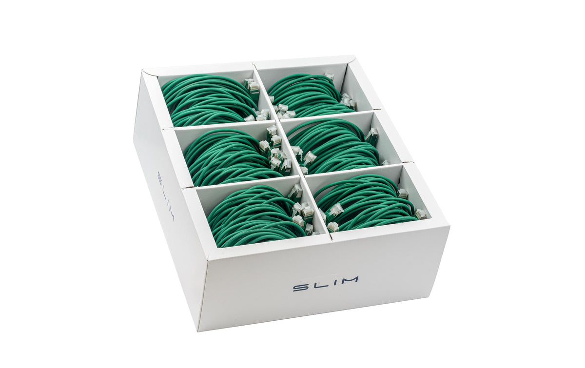 SLIM, Slimpatchkabel RJ-45, Cat 6A, U/FTP,