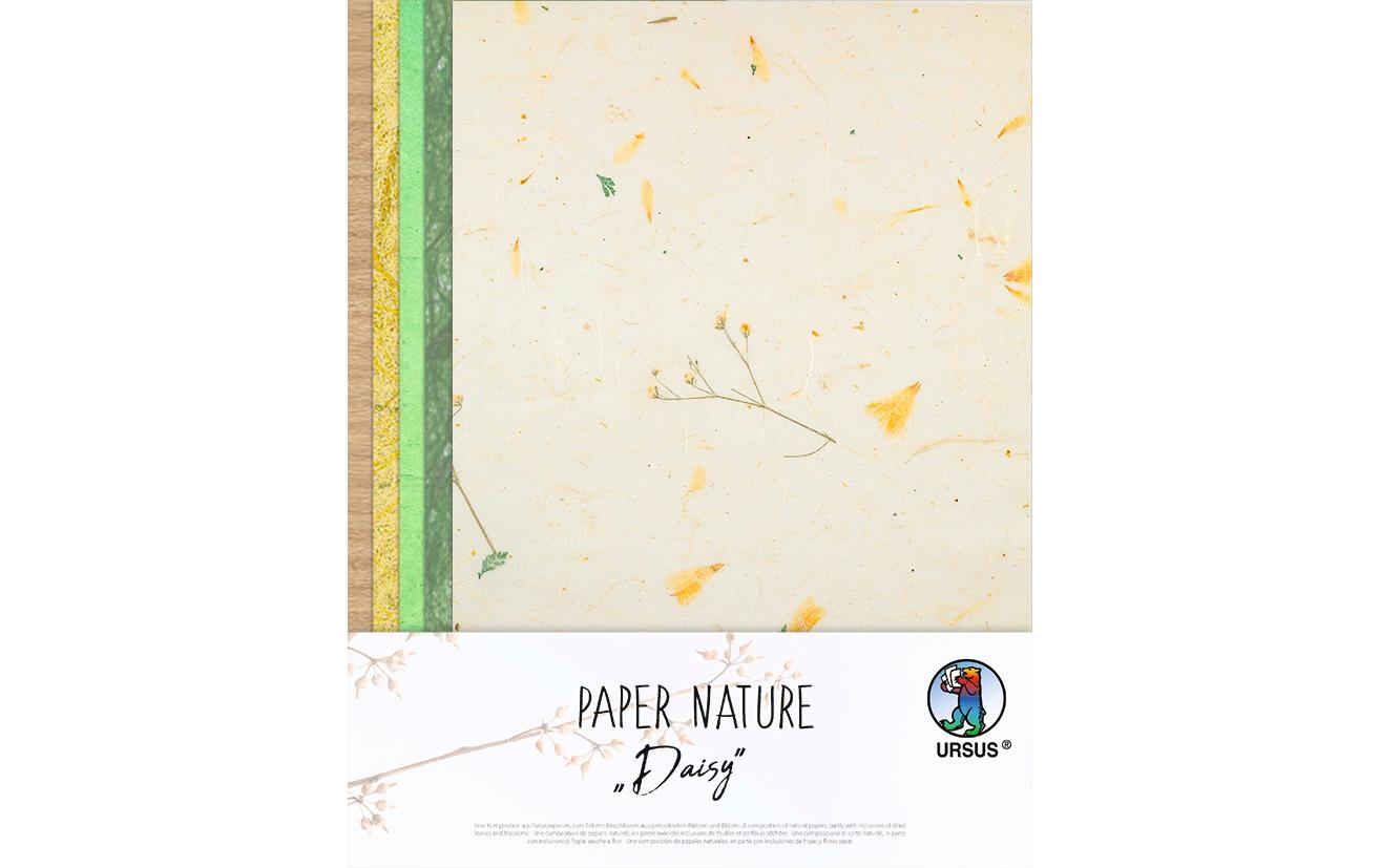 Ursus Bastelpapier Natur Daisy