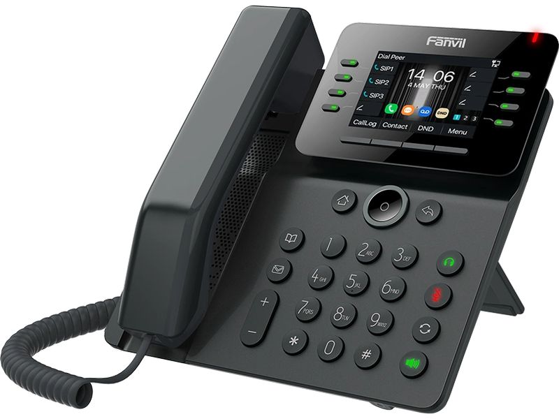 Fanvil | V63 Essential Business Phone Schwarz | SIP-Tischtelefon