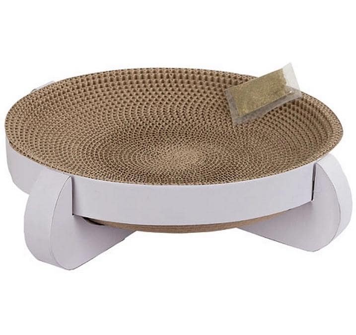 Kerbl Kratzbett Platinum aus Pappe