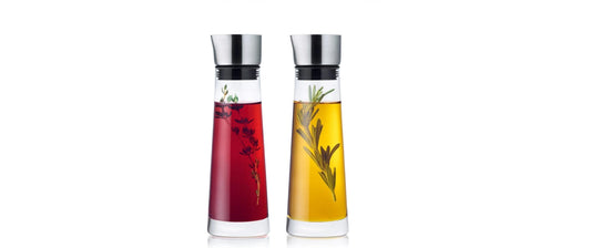Blomus | Essig & Öl Set ALINJO | 180 ml, Edelstahl/Glas