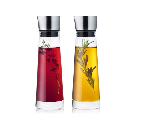 Blomus | Essig & Öl Set ALINJO | 180 ml, Edelstahl/Glas