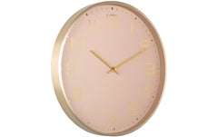KARLSSON | Wanduhr Elegance Glow | Exkl. 1 x AA Batterie, Soft brown