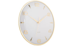 KARLSSON | Wanduhr Sienna Glow | Exkl. 1 x AA Batterie, White