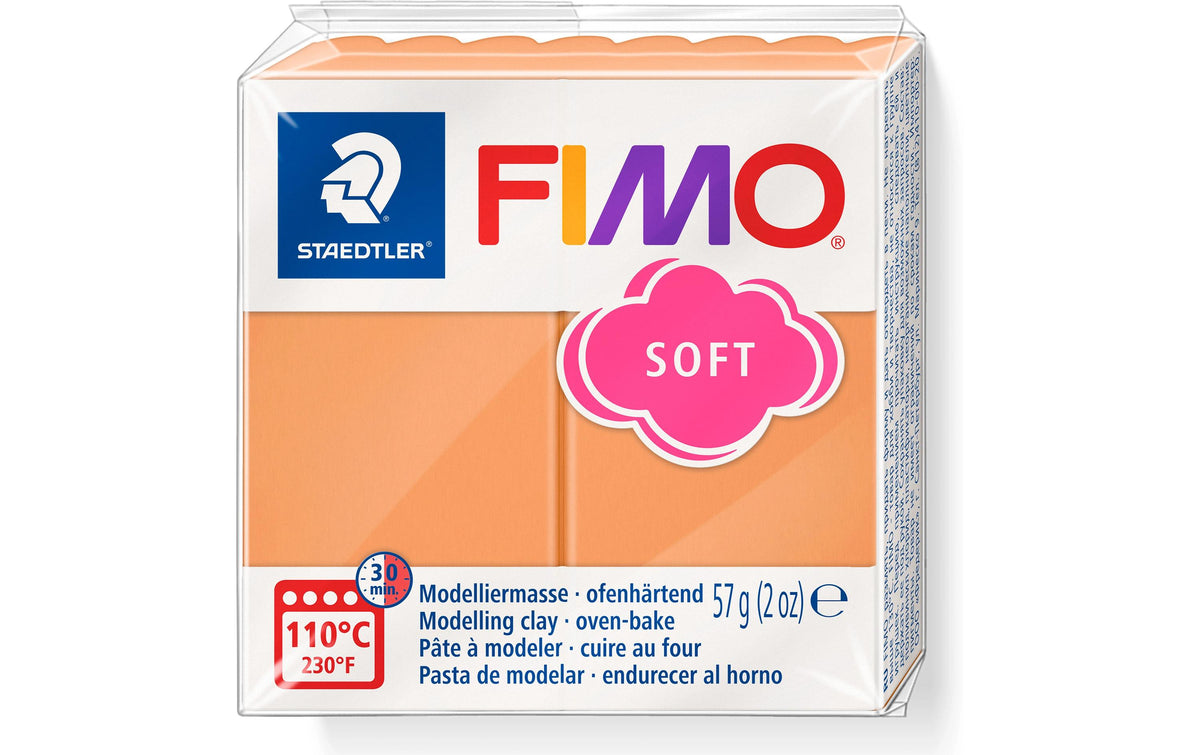 Fimo, Modelliermasse Soft Papaya sorbet