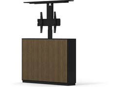 Multibrackets | AV-TV Slim Möbel inkl. Liftsystem, BR/BL | vormontiert, inkl.Rollen, Möbeltiefe 27cm