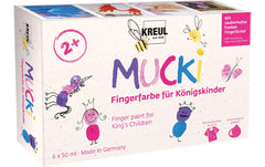 Kreul Mucki Fingerfarbe Set Königskinder