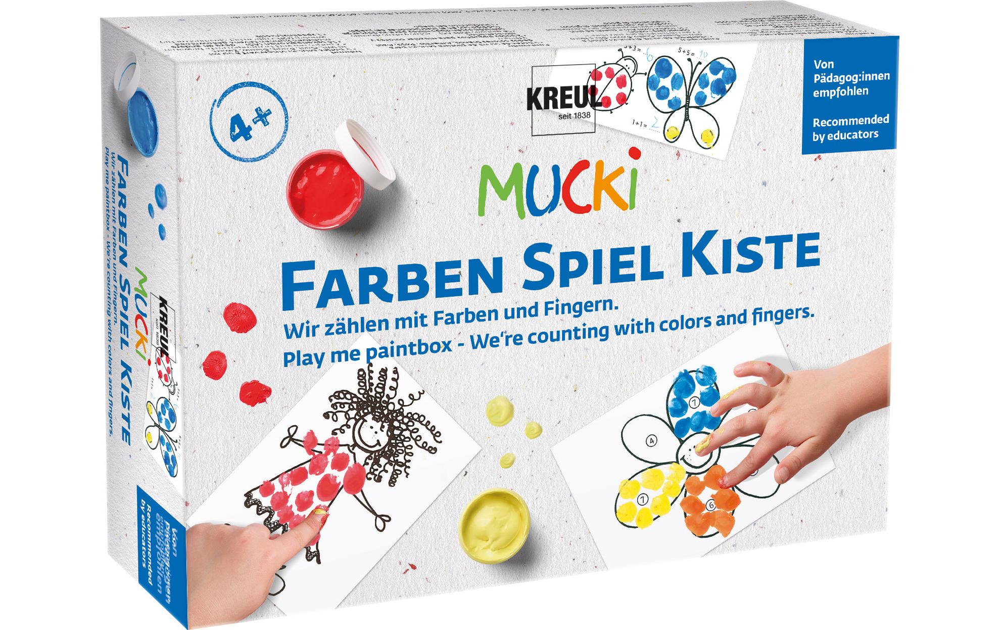 Kreul Mucki FarbenSpielKiste Fingerfarbe