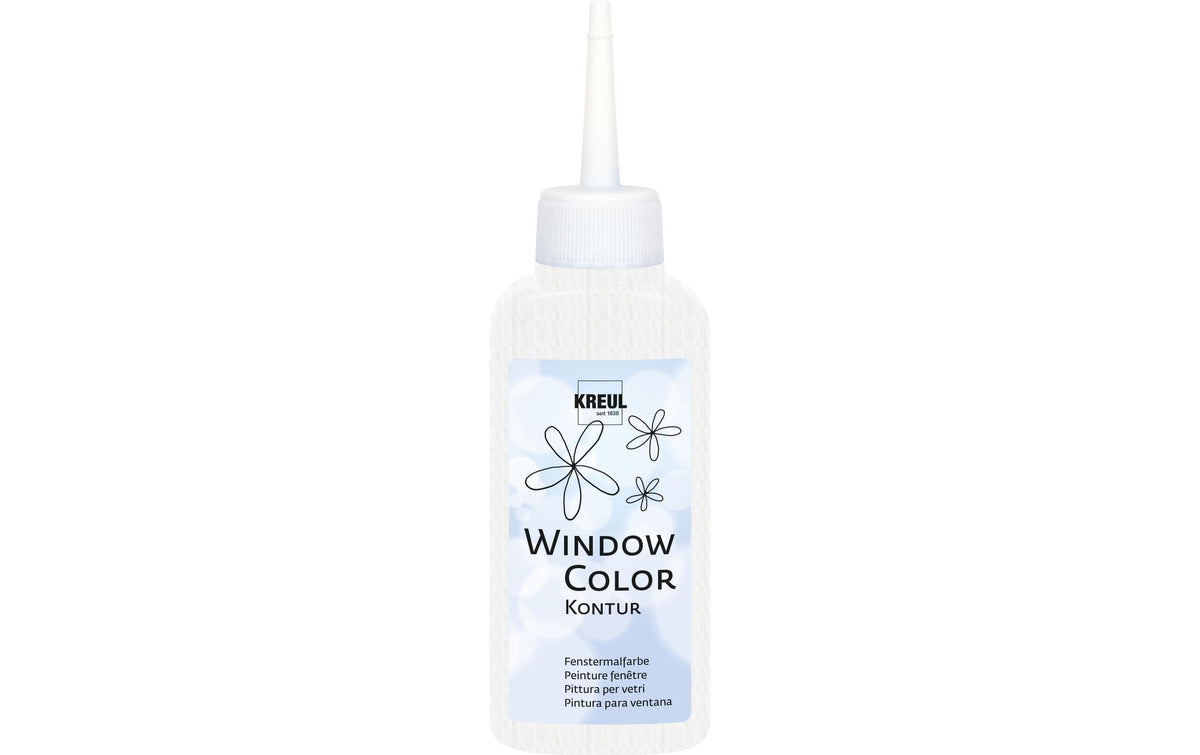 Kreul Fensterfarbe Kontur weiss