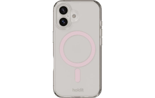 Holdit MagSafe Case Pink/Transparent