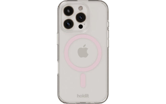 Holdit MagSafe Case Pink/Transparent