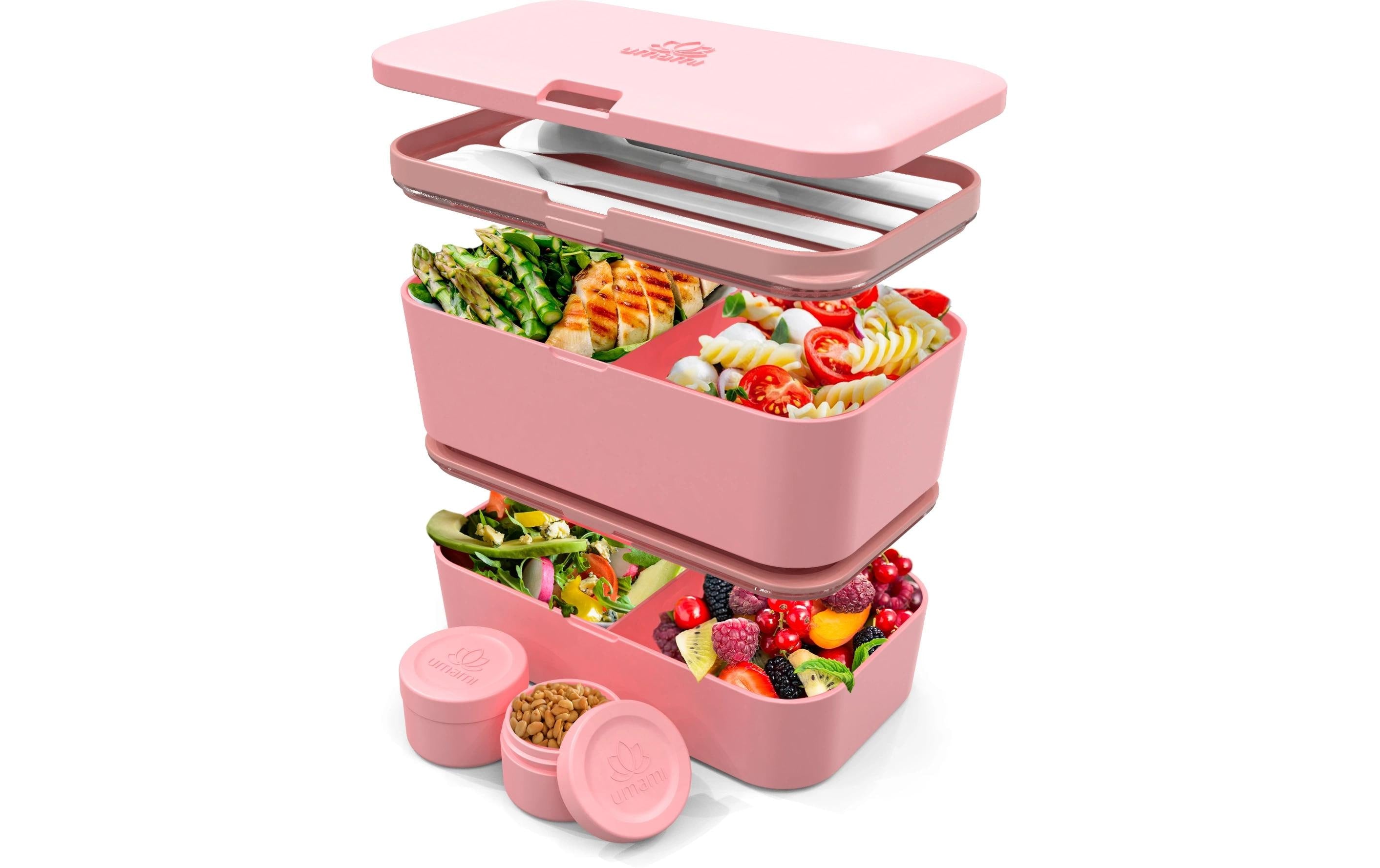 Umami, Lunchbox Nestable L Coral Pink