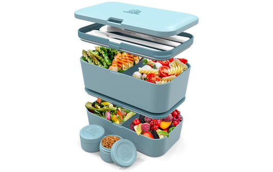 Umami, Lunchbox Nestable L Mint Blue
