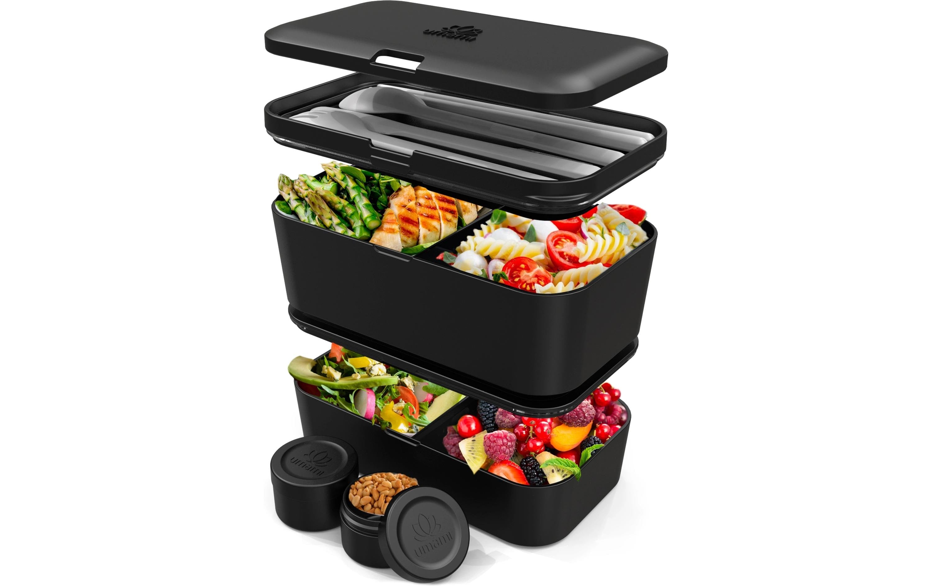 Umami, Lunchbox Nestable L Onyx Black