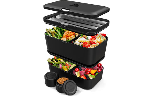 Umami, Lunchbox Nestable L Onyx Black