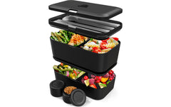 Umami, Lunchbox Nestable L Onyx Black