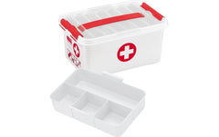 Sigma Home | Erste Hilfe Box 6 Liter | 30x20x14.5cm, PP