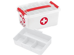 Sigma Home | Erste Hilfe Box 6 Liter | 30x20x14.5cm, PP