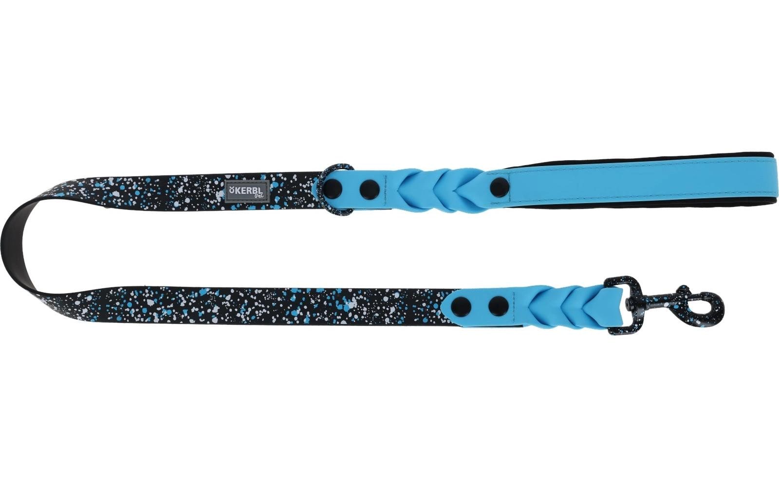 Kerbl Leine Lima, blau/schwarz
