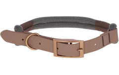 Kerbl Halsband Monte Carlo, braun/ grau