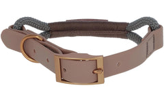 Kerbl Halsband Monte Carlo, braun/ grau