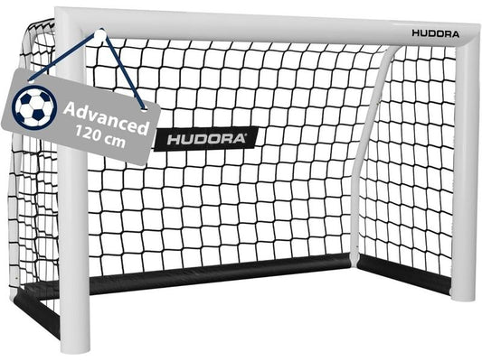 Hudora | Fussballtor Advanced 120 | weiss, 120 x 80 x 60cm