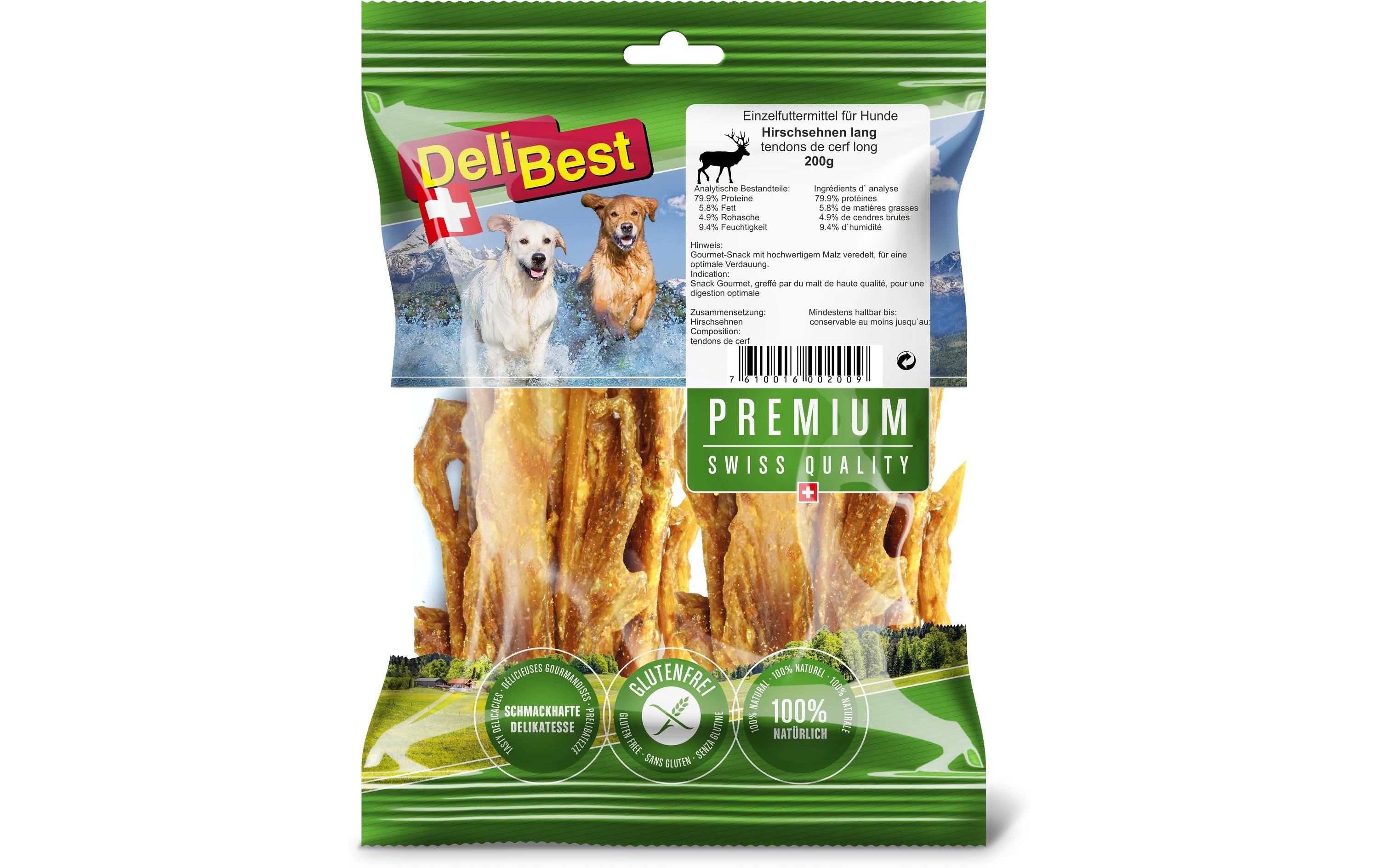 DeliBest Hirschsehnen lang gourmet