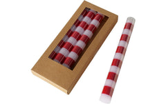 Boltze Stabkerze Stripy Rot