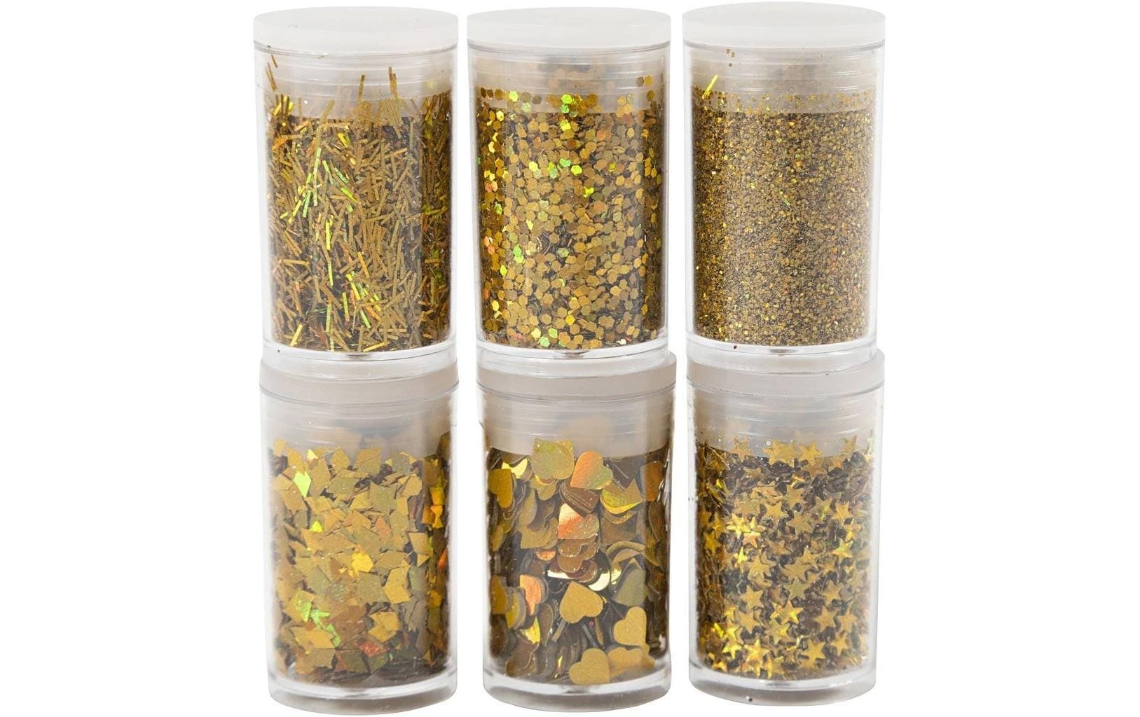 Creativ Company, Glitzerset Gold, 6 x 5 g