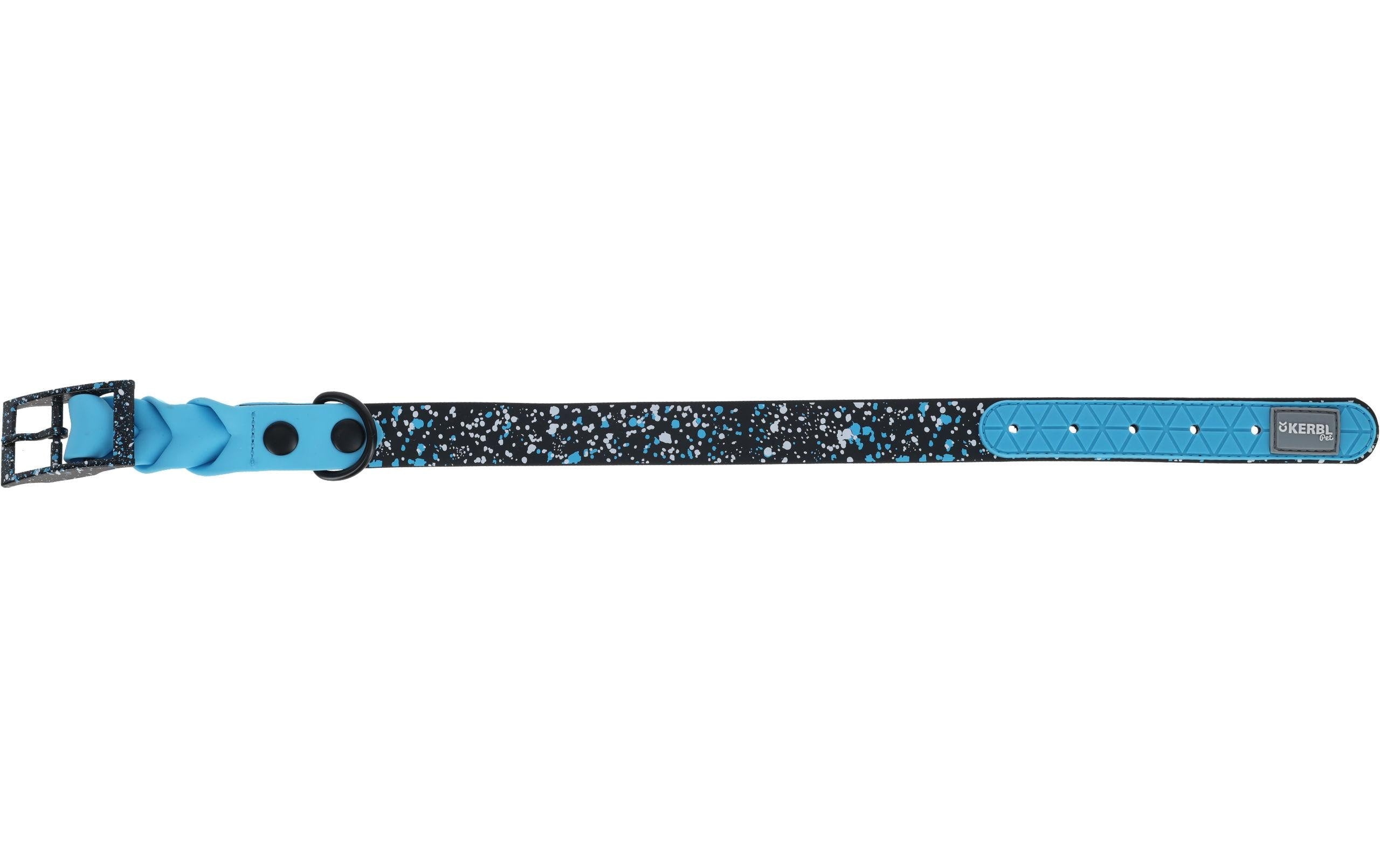 Kerbl Halsband Lima, blau/schwarz