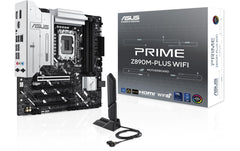 ASUS | PRIME Z890M-PLUS WIFI, LGA1851 | mATX, Intel Z890, 4x DDR5, PCI-E 5.0