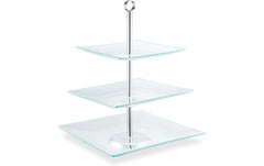 relaxdays Etagere 3-Stufen Eckig
