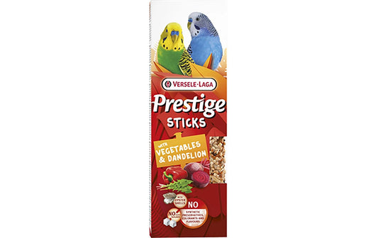 Versele Laga | Versele-Laga Prestige Sticks Gemüse, 60 g | für Sittiche, 2 Stk. à 30g