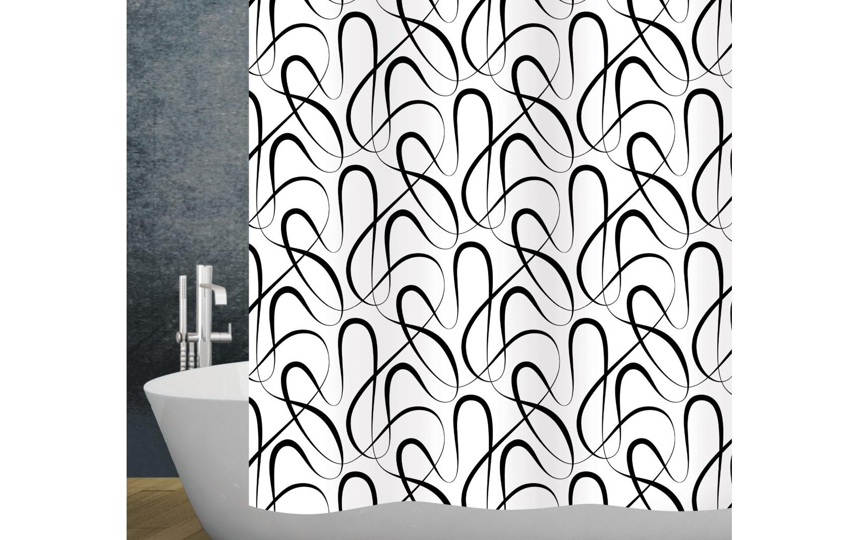 Diaqua Duschvorhang Swing Black