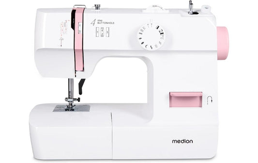 Medion | Nähmaschine Life SM70 | Weiss/Rosa