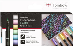 Tombow Fudenosuke WS-BS, 6er Pastel