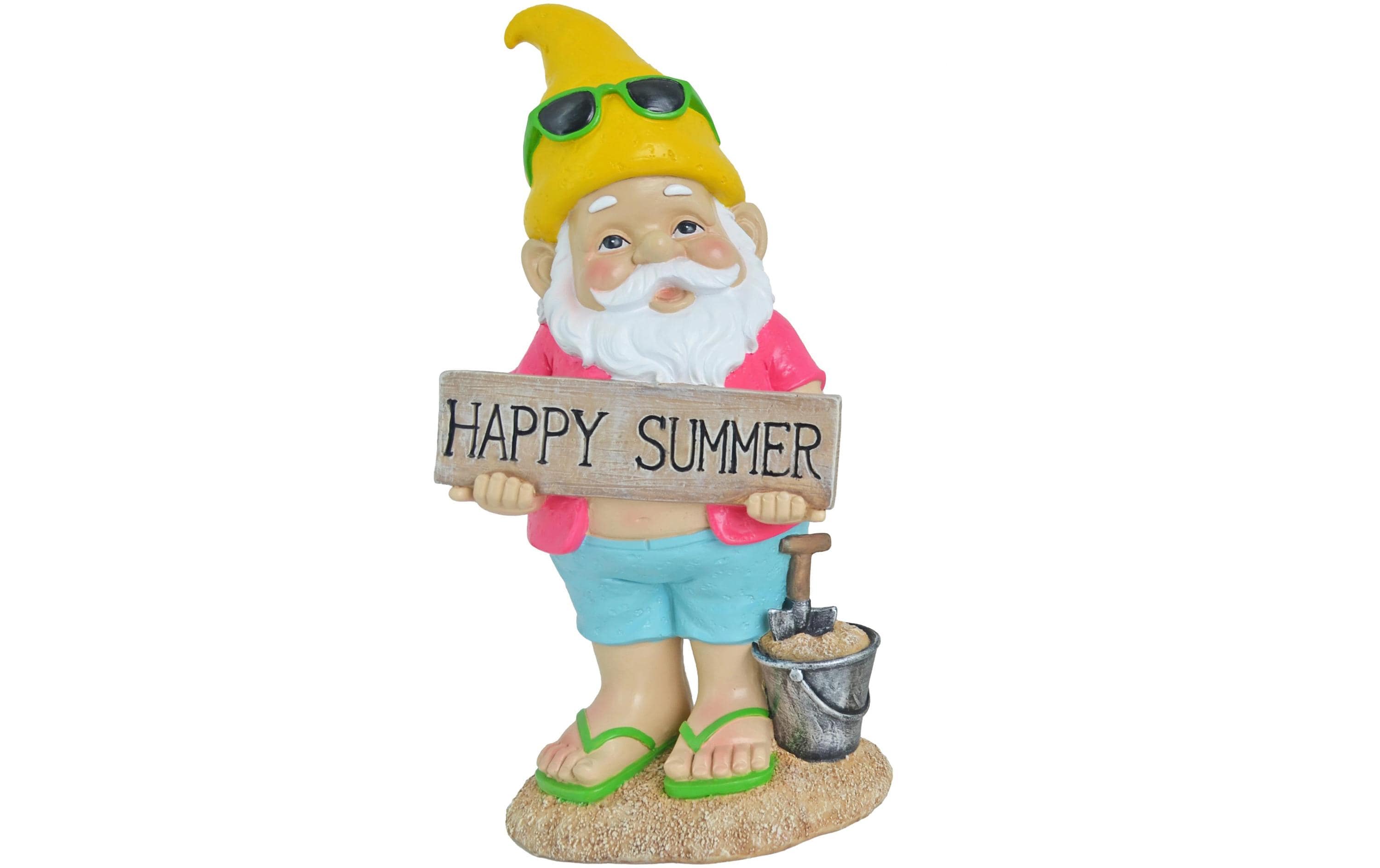Dameco Dekofigur Gartenzwerg Beach Summer